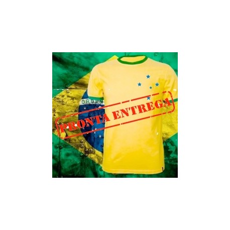 camisa retrô Seleção Brasileira 1970