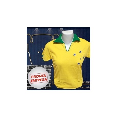 Camisa baby look retrô Cruzeiro 1942