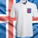 Camisa retrô de Islândia branca 1951