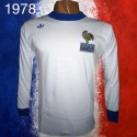 Camisa retrô França branca ML - 1978