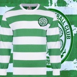 Camisa retrô Celtic gola V 1970 ML- ESC