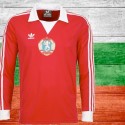 Camisa retrô Bulgaria vermelha - 1984