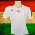 Camisa retrô Hungria branca logo 1980