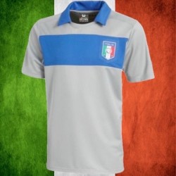 Camisa retrô goleiro Italia Listra azul - 1982