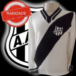 Camisa retrô Ponte Preta branca 1977