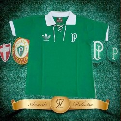  Camisa retro baby look cordinha Palmeiras