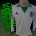 Camisa retrô Sporting clube de portugal branca le coq ML