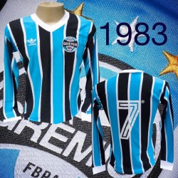 Camisa retrô Grêmio logo manga longa