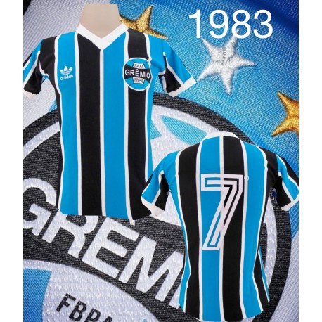 camisa gremio logo listrada libertadores 1987