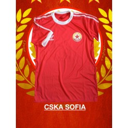 Camisa retrô CSKA Sófia logo 1980- BULG