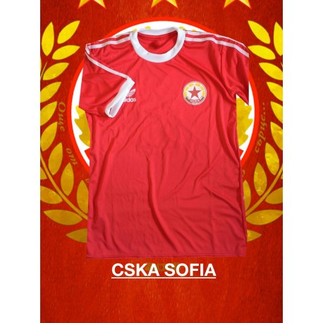 Camisa retrô CSKA Sófia logo 1980- BULG