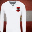 Camisa retrô Austria branca ML- 1934