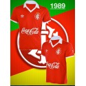 Camisa retrô Inter Umbro vermelha 1989