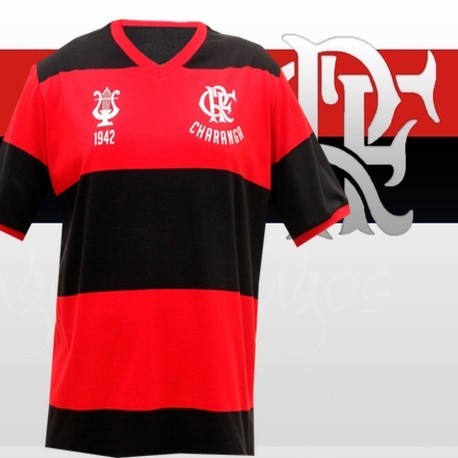 Camisa retrô Flamengo branca lubrax