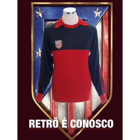 Camisa retrô Atletico Madrid 