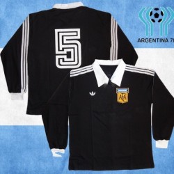 Camisa retrô Argentina goleiro preta Fillol 1978