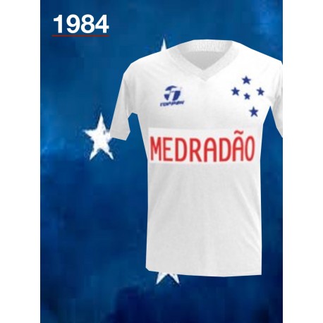 Camisa retrô Cruzeiro coca cola - 1987