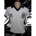Camisa retrô Ceará logo branca gola polo - 1980