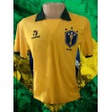 Camisa Retrô Seleção amarela topper , vezinho 1990