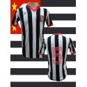 Camisa retrô Seleção paulista listrada logo
