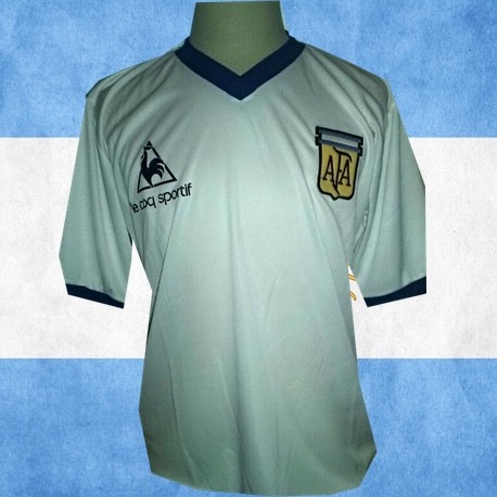 Camisa retrô da Argentina logo - 1980