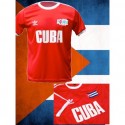 Camisa retrô Cuba logo dry fit 1980