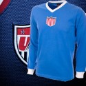 Camisa retrô Estados Unidos azul ML -1970