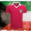 Camisa retrô do Kuweit vermelha 1982