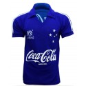 - Camisa retrô Cruzeiro finta azul 1990.