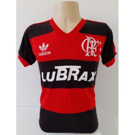 Camisa retro flamengo lubrax gola em V