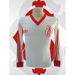 Camisa retrô Internacional branca gola V ML 1978