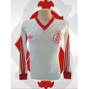 Camisa retrô Internacional branca gola V ML 1978.