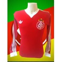 Camisa retrô Internacional ML Louro Verde 1980-1981.