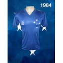 Camisa retrô Cruzeiro azul 1984