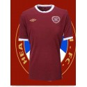 Camisa retro heart of midlothian fc 1980