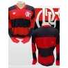 Camisa retrô flamengo 1982 manga longa