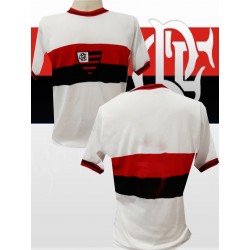 Camisa retrô Flamengo branca lubrax