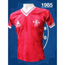 Camisa retro Chelsea vermelha le coq 1985- ENG