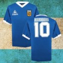 Camisa retrô da Argentina azul Maradona - 1986