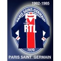 - Camisa retrô Paris Saint Germain azul RTL- FRA