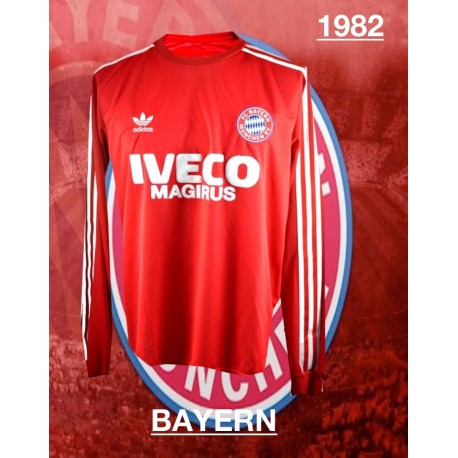  Camisa retrô Bayern de Munique- ALE