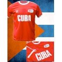 Camisa retrô Cuba logo 1980