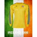 Camisa retrô Irlanda goleiro ML 1980