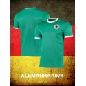 Camisa retrô Alemanha verde 1974