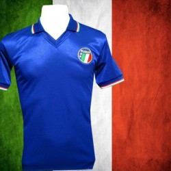 Camisa retrô Italia 1982