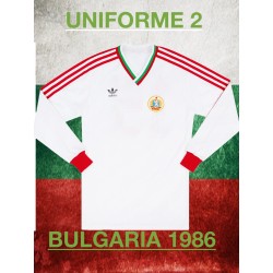 Camisa retrô da Bulgaria ML Branca- 1986