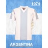 Camisa retrô da Argentina logo - 1980