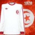 Camisa retrô da Tunisia branca ML - 1978