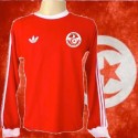Camisa retrô da Tunisia ML vermelha - 1978