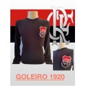 Camisa retrô Flamengo goleiro preta 1920